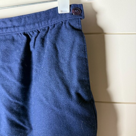 Vintage Pendleton Suit -Jacket & Skirt, Navy Blackwatch Trim Sz 8 Virgin Wool - Picture 9 of 15